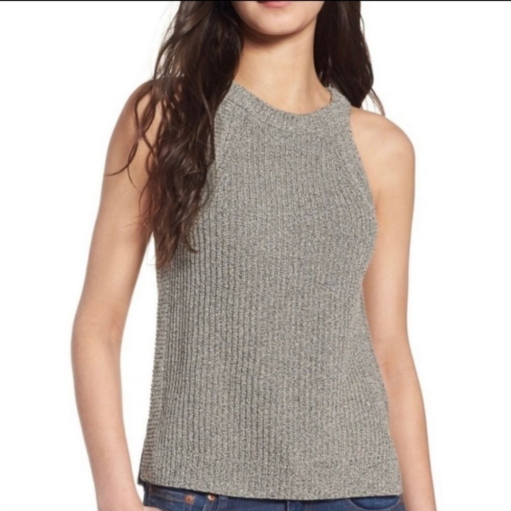 Madewell High Neck Valley Sweater-Tank to XXS